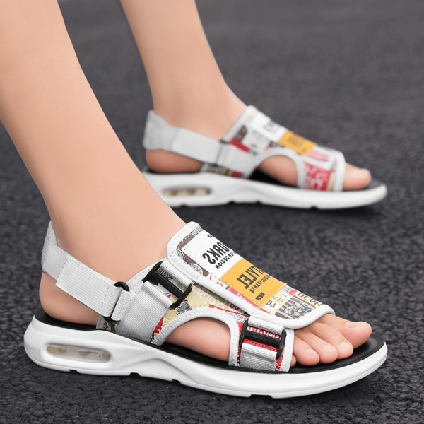 Νέο μοντέλο ανδρικά σανδάλια  με πλαστικά κουμπώματα