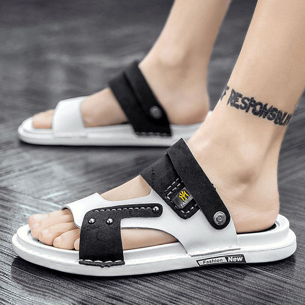 Nyári alkalmi papucs eko bőrből