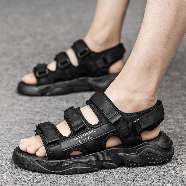 Καθημερινά υφασμάτινα σανδάλια με στερέωση βελκρό  για άνδρες