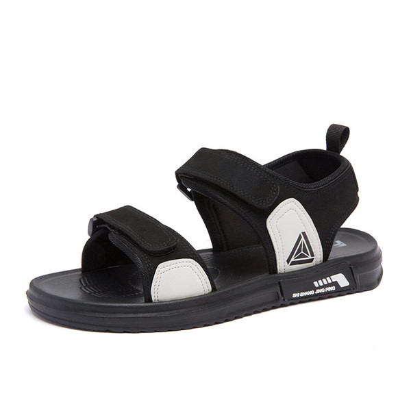 Lezser, tépőzáras műbőr szandál férfiaknak