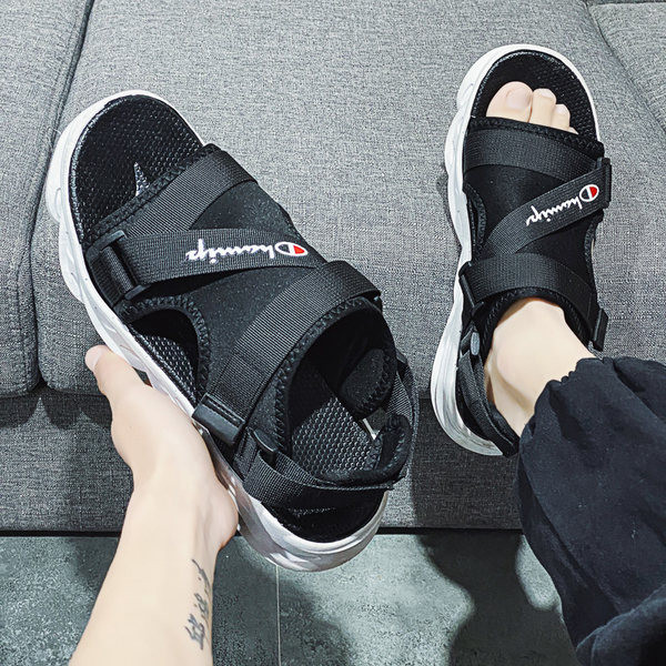 Ανδρικά καλοκαιρινά σανδάλια με επιγραφή