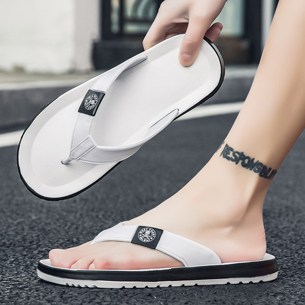 Ανδρικές παντόφλες casual με υφασμάτινα λουράκια ανάμεσα στα δάχτυλα