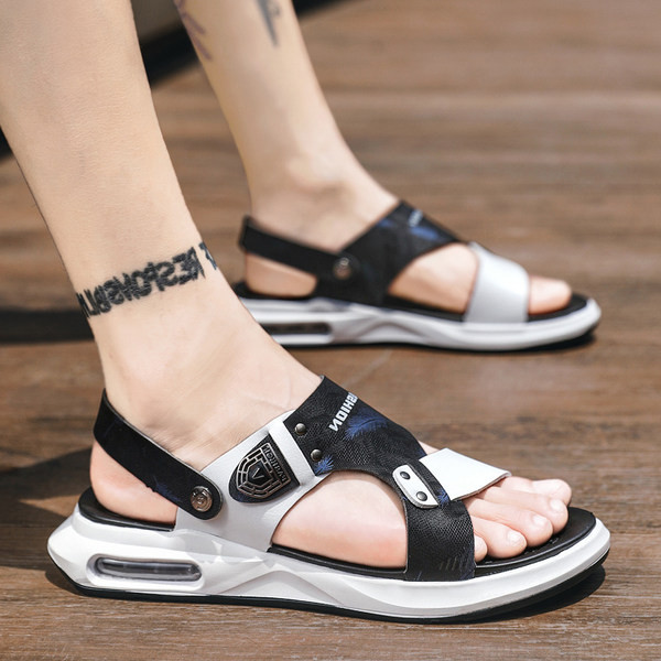 Ανδρικά αθλητικά και casual σανδάλια από οικολογικό δέρμα