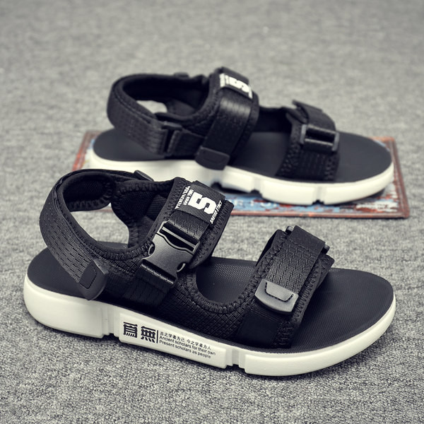 Új modell nyári textil szandál műanyag kapcsokkal