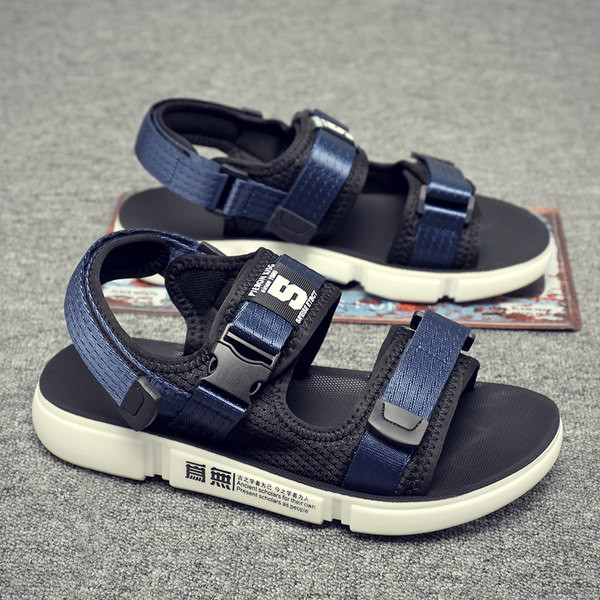 Új modell nyári textil szandál műanyag kapcsokkal