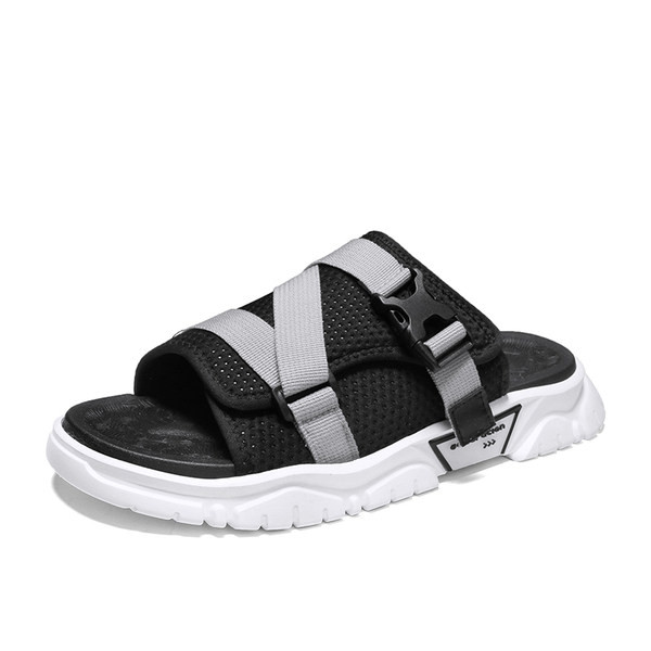 Lapos talpú férfi textilpapucs