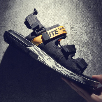 Нов модел летни мъжки сандали с шарена подметка