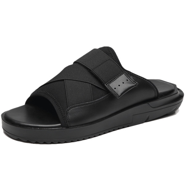 Férfi papucs textil pántokkal