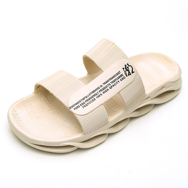 Vīriešu vasaras čības ar plakanu zoli - ikdienas