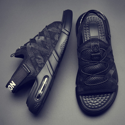 Ikdienas vīriešu sandales no tīklveida auduma un gaisa kameras