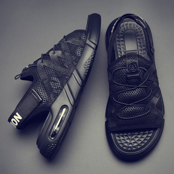 Ikdienas vīriešu sandales no tīklveida auduma un gaisa kameras