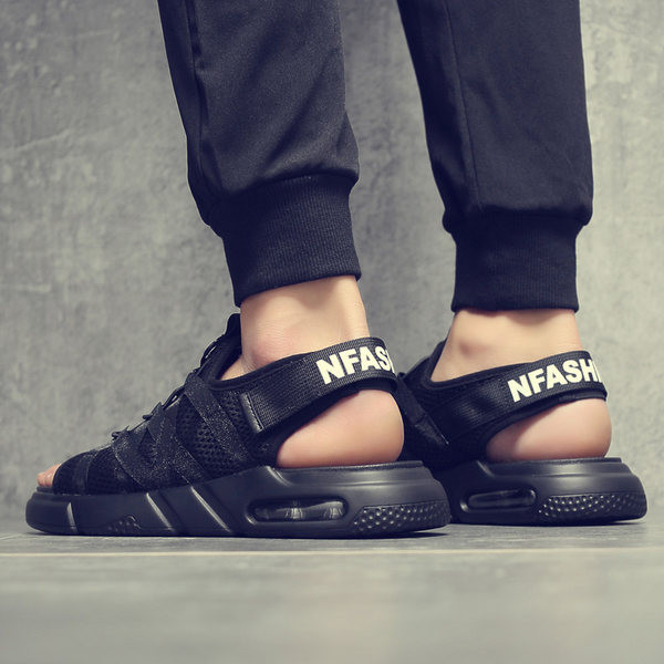 Ikdienas vīriešu sandales no tīklveida auduma un gaisa kameras