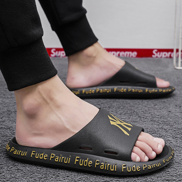 Vīriešu silikona čības ar plakanām zolēm