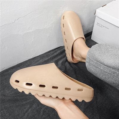 Vienkrāsainas vīriešu gumijas čības - vienkrāsains modelis