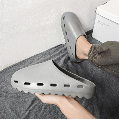 Vienkrāsainas vīriešu gumijas čības - vienkrāsains modelis