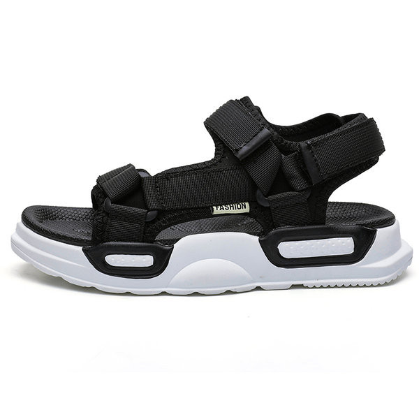 Ανδρικά υφασμάτινα σανδάλια με στερέωση βελκρό