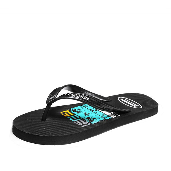Vīriešu pludmales flipas ar silikona lencēm