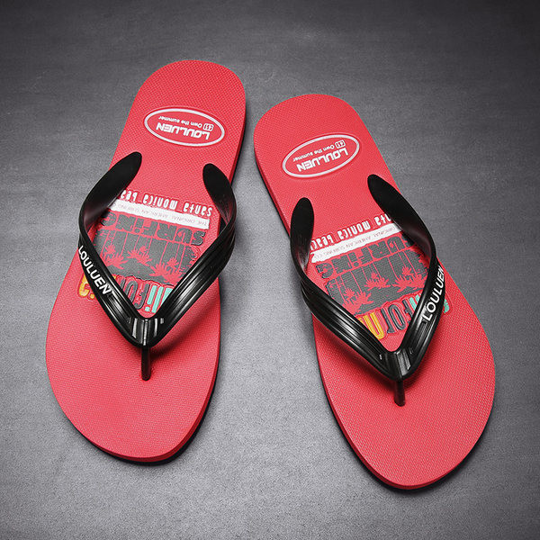 Vīriešu pludmales flipas ar silikona lencēm