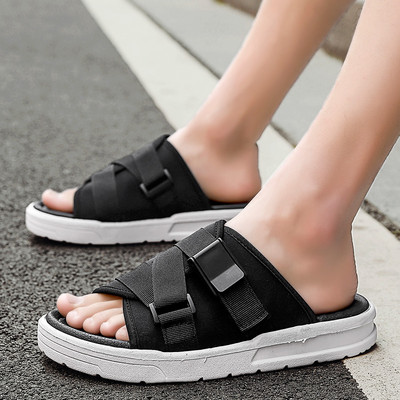 Ανδρικές casual παντόφλες κλσικό μοντέλο με επίπεδη σόλα