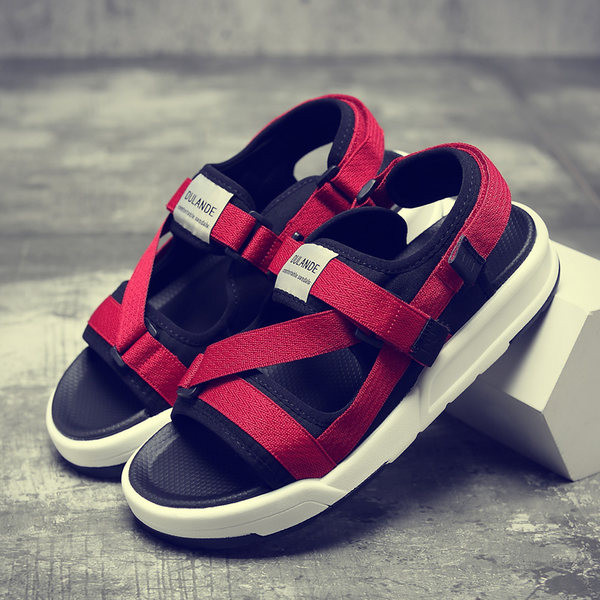 Modern férfi textil szandál tépőzárral