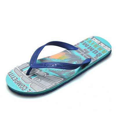 Vīriešu pludmales flipas ar plakanām zolēm