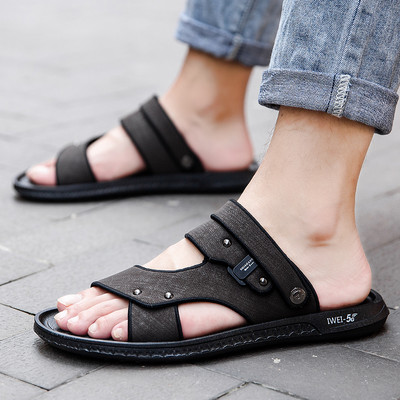 Nyári alkalmi papucs férfiaknak