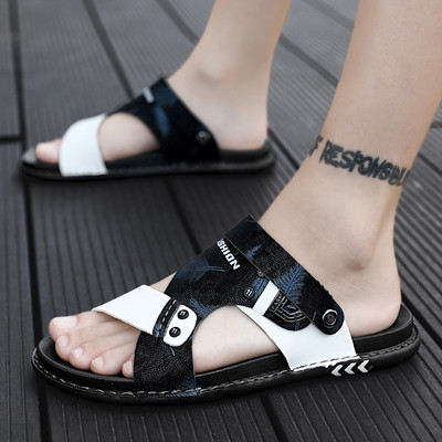 Nyári alkalmi papucs férfiaknak