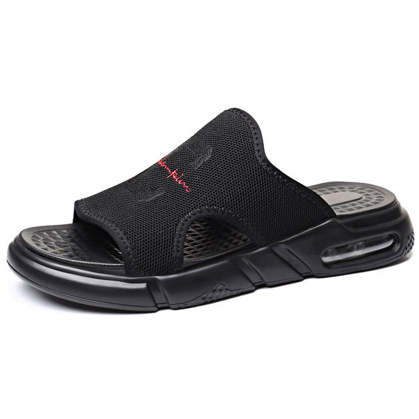 Õhukambriga meeste tekstiilist sussid