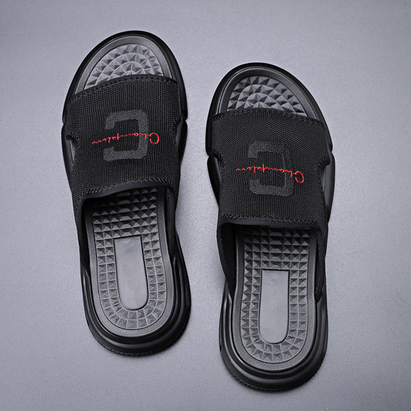 Õhukambriga meeste tekstiilist sussid