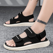 Vienkārša modeļa vīriešu tekstila sandales