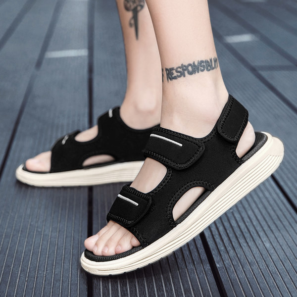 Vienkārša modeļa vīriešu tekstila sandales