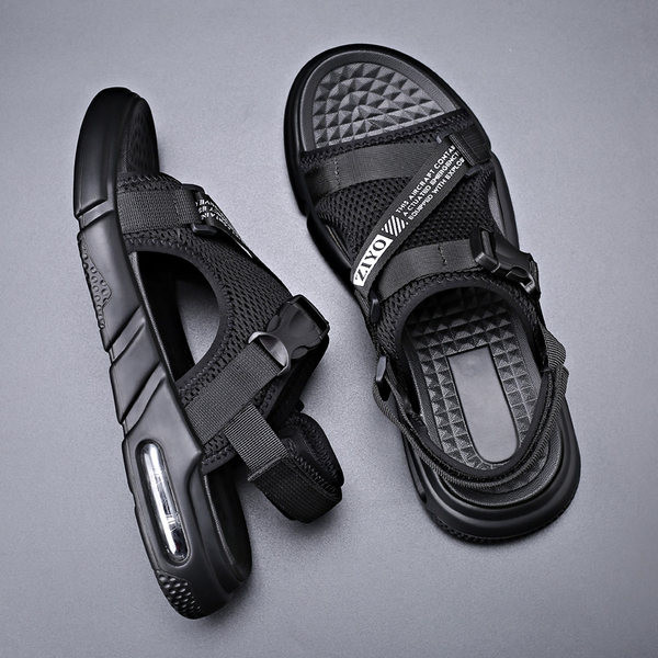 Vīriešu tekstila sandales ar gaisa kameru