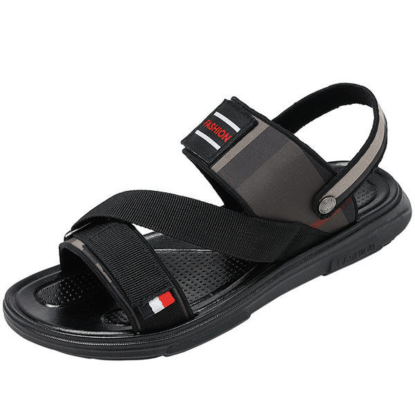 Ανδρικά casual σανδάλια με λάστιχο και έμβλημα