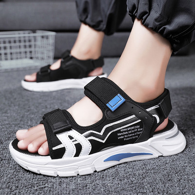 Ανδρικά casual αντιολισθητικά σανδάλια με επιγραφή