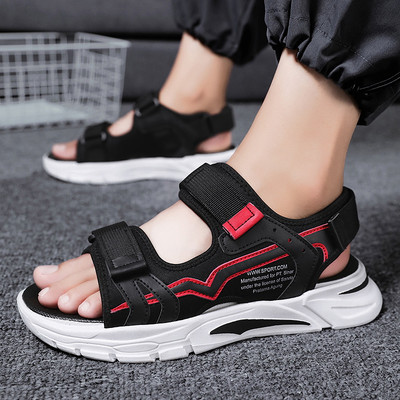 Ανδρικά casual αντιολισθητικά σανδάλια με επιγραφή