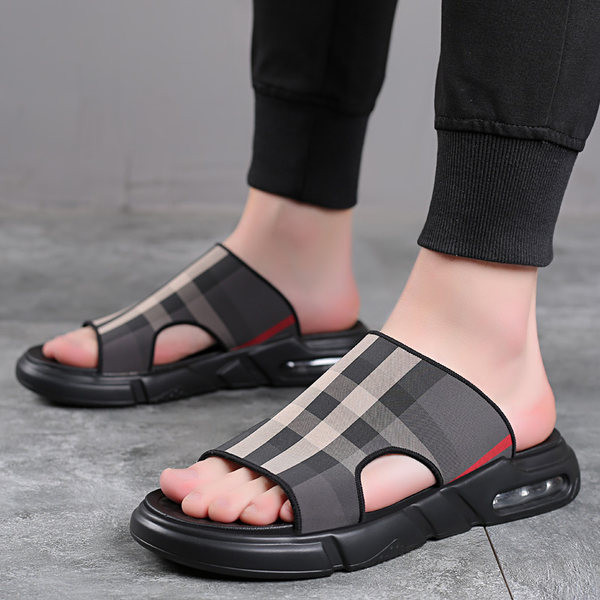 Rūtainas tekstila čības ar gaisa kameru