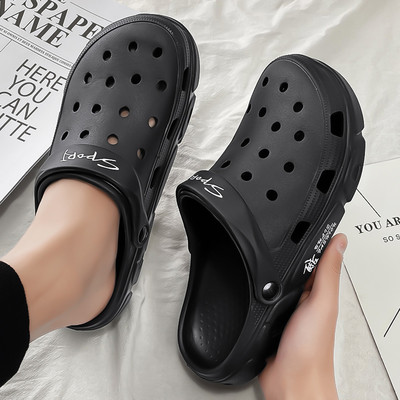 Férfi gumi crocs szandállyukakkal