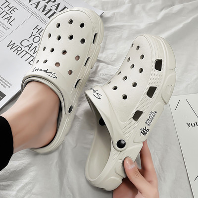 Férfi gumi crocs szandállyukakkal