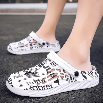 Férfi gumi crocs szandállyukakkal