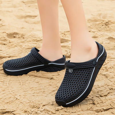 Férfi gumi crocs szandállyukakkal