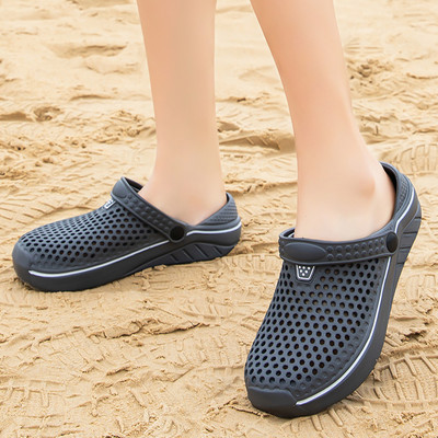 Férfi gumi crocs szandállyukakkal