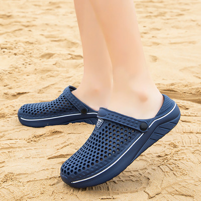 Férfi gumi crocs szandállyukakkal