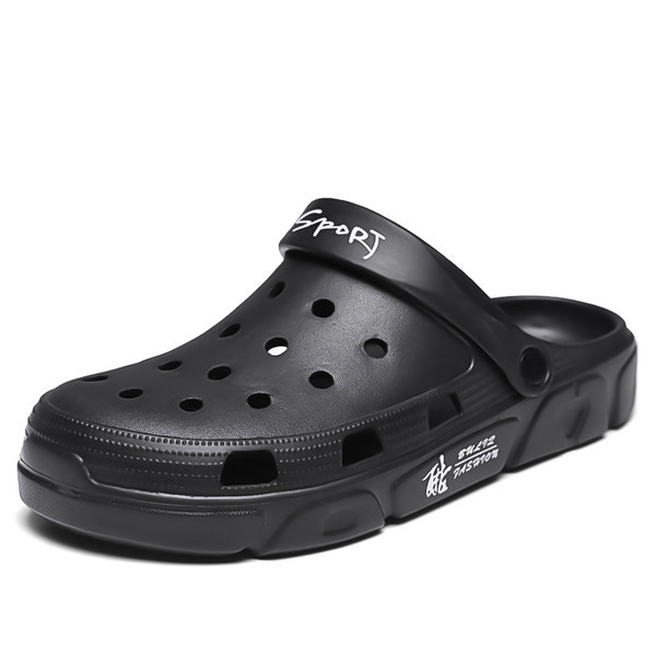 Férfi gumi crocs szandállyukakkal