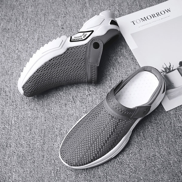 Meeste kinnised auguga sandaalid kõrge tallaga tossud