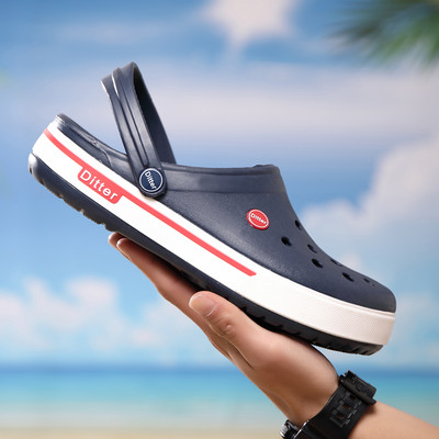 Vasaras gumijas sandales vīriešiem crocs tipa