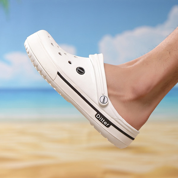 Vasaras gumijas sandales vīriešiem crocs tipa