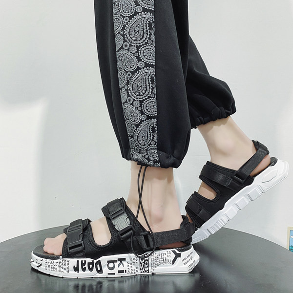 Ανδρικά σανδάλια casual με υφασμάτινα λουράκια