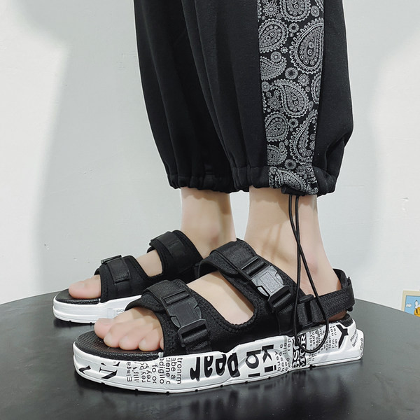 Ανδρικά σανδάλια casual με υφασμάτινα λουράκια