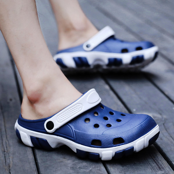 Vasaras gumijas čības ar raupju krokusa zoli