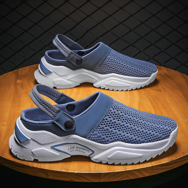 Vīriešu kroki no tekstila ar plakanu zoli